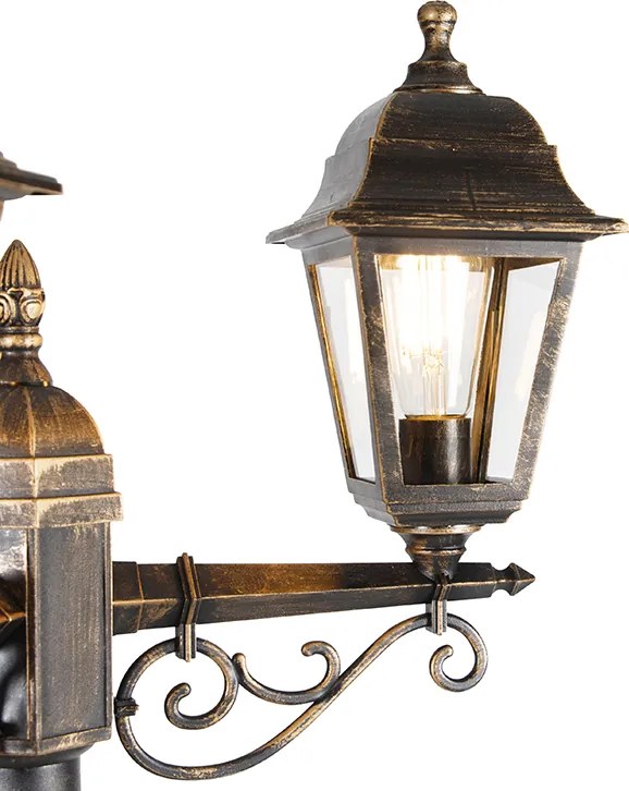 Inteligentny lampion antyczne złoto 3-źródła światła IP44 z Wifi ST64 - Capital