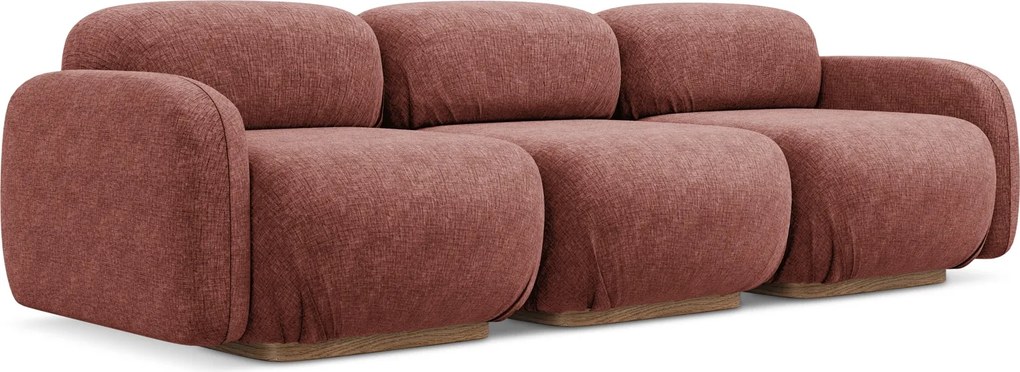 Modułowa sofa 4-osobowa Ailani, tkanina szenilowa