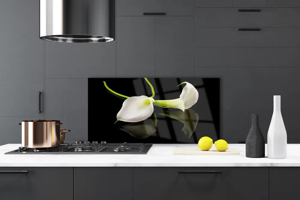 Panel Szklany do Kuchni Wyrafinowany Bukiet Botaniczny