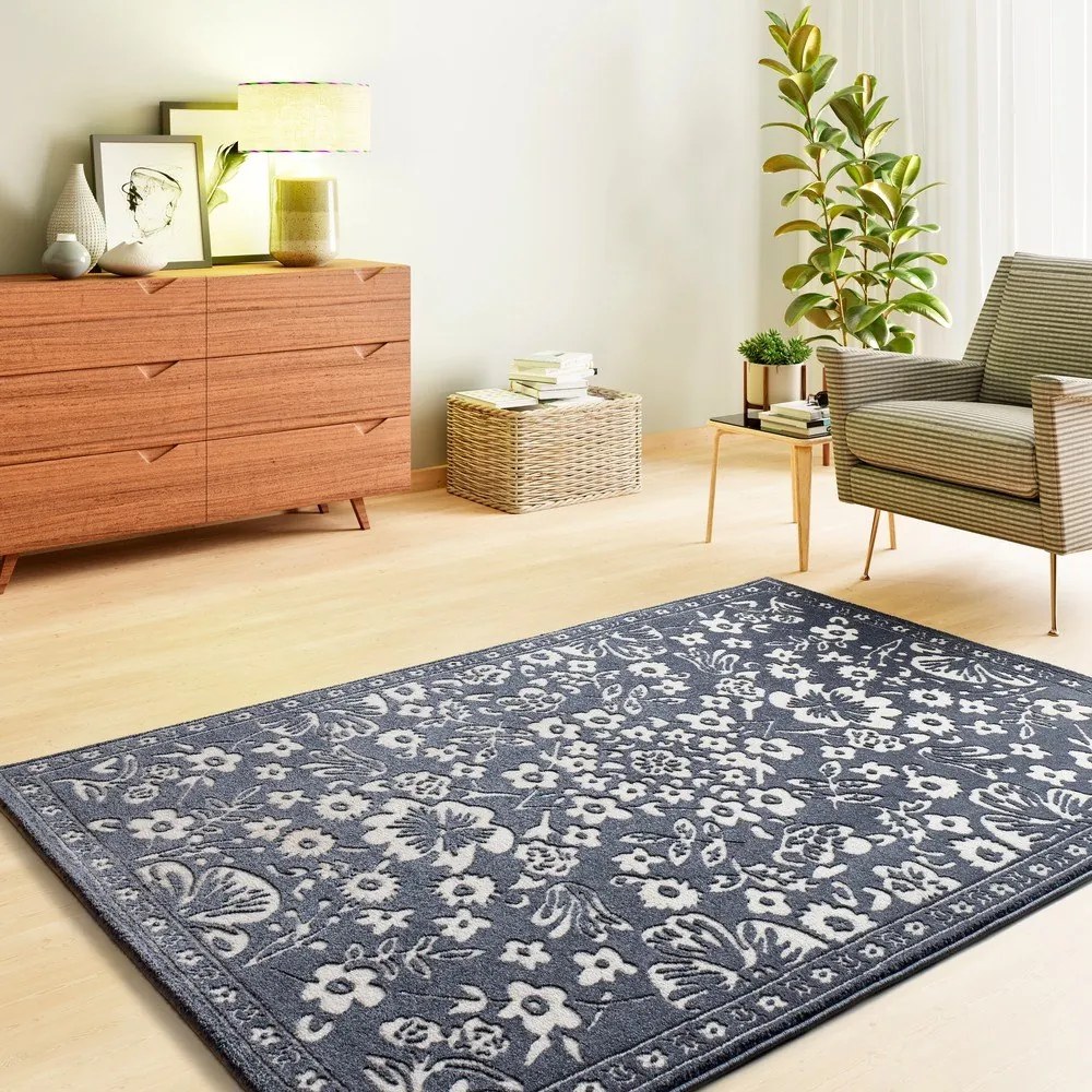 Ciemnoniebieski dywan 160x230 cm Amara – Universal