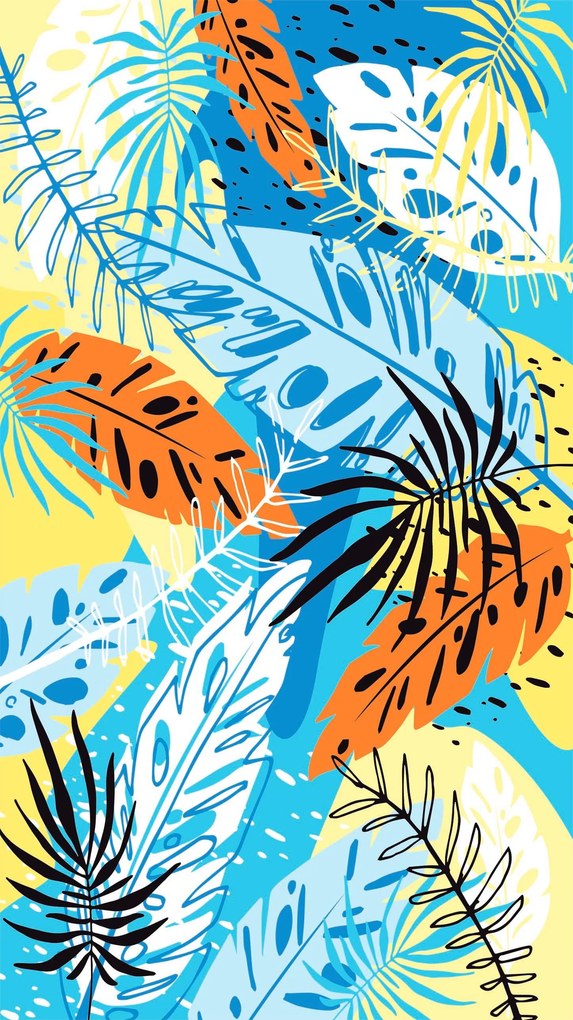 Ręcznik plażowy SUMMER FRESH 100x180 cm kolorowy, 100% mikrofibra
