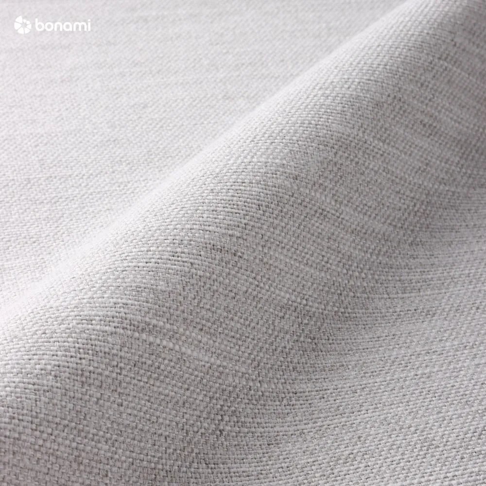 Jasnoszare tapicerowane łóżko dwuosobowe ze schowkiem ze stelażem 140x200 cm Lotte – Meise Möbel