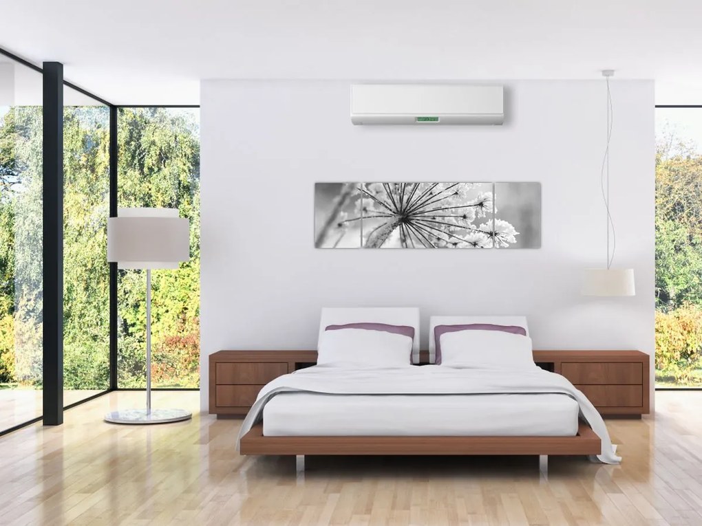 Obraz - Kwiat w zimie (170x50 cm)