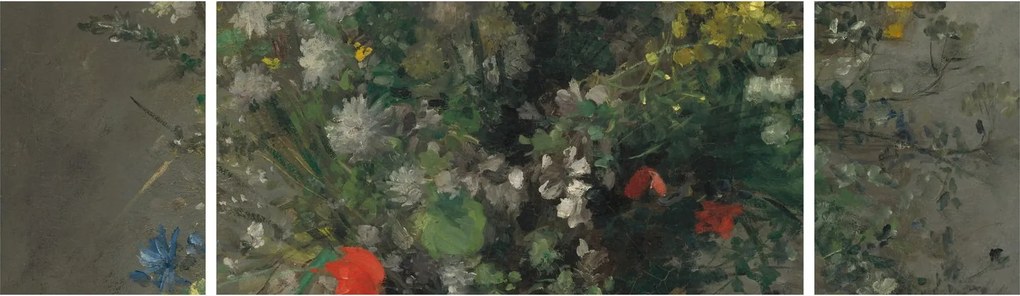 Obraz - Auguste Renoir, Flowers in a Vase, reprodukcje (170x50 cm)