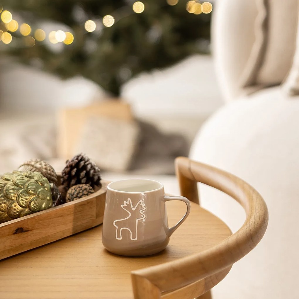 Kubek świąteczny Reindeer 10x13x9 cm