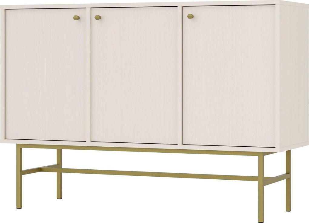 Komoda TORINO 125 cm do Salonu Sypialni Odcienie beżu