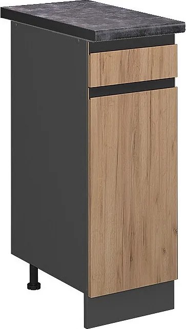 Szafka dolna do kuchni złoty dąb energetyczny 30x60x81.6 r-line