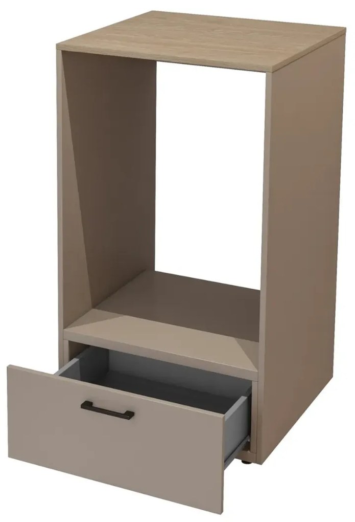 Szafka łazienkowa ROSA 1S 67cm congo/dąb do zabudowy pralki HELVETIA