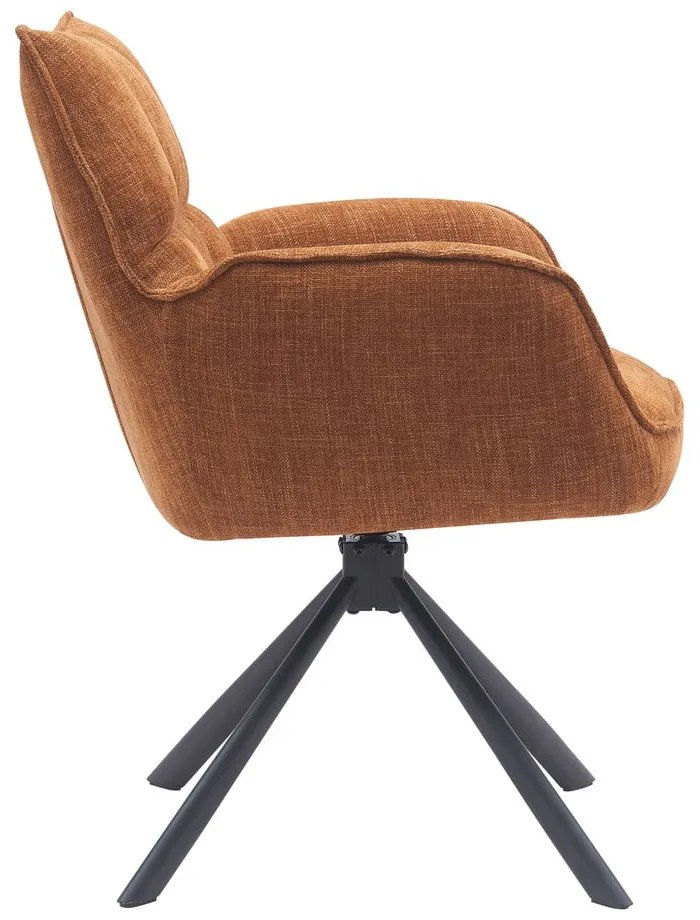 Pomarańczowe krzesła zestaw 2 szt. Marilla – Unique Furniture