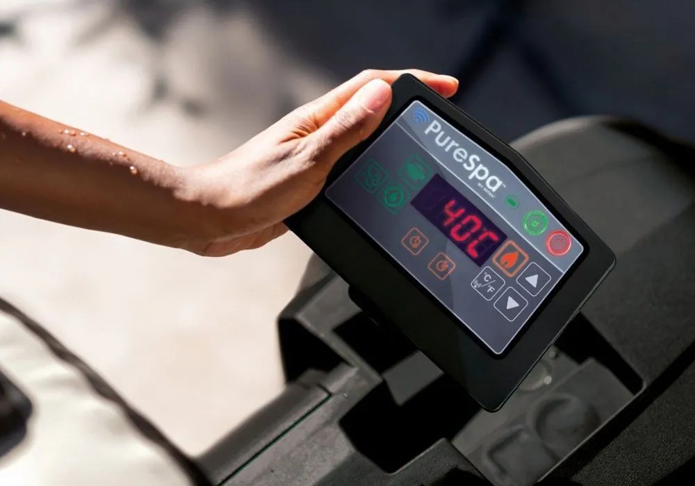 Jacuzzi ogrodowe dmuchane Intex 452, SPA 6-osobowe 196 cm, WiFi, 170 dysz, LED