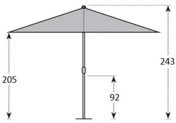 Gastro Magic Junior 2 x 2 m - parasol gastronomiczny