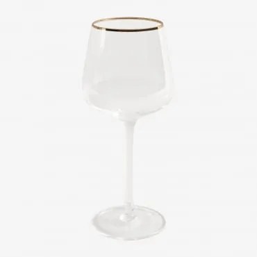 Zestaw 4 Kieliszków Do Czerwonego Wina W Szkle 40 Cl Olaya Transparent - Sklum