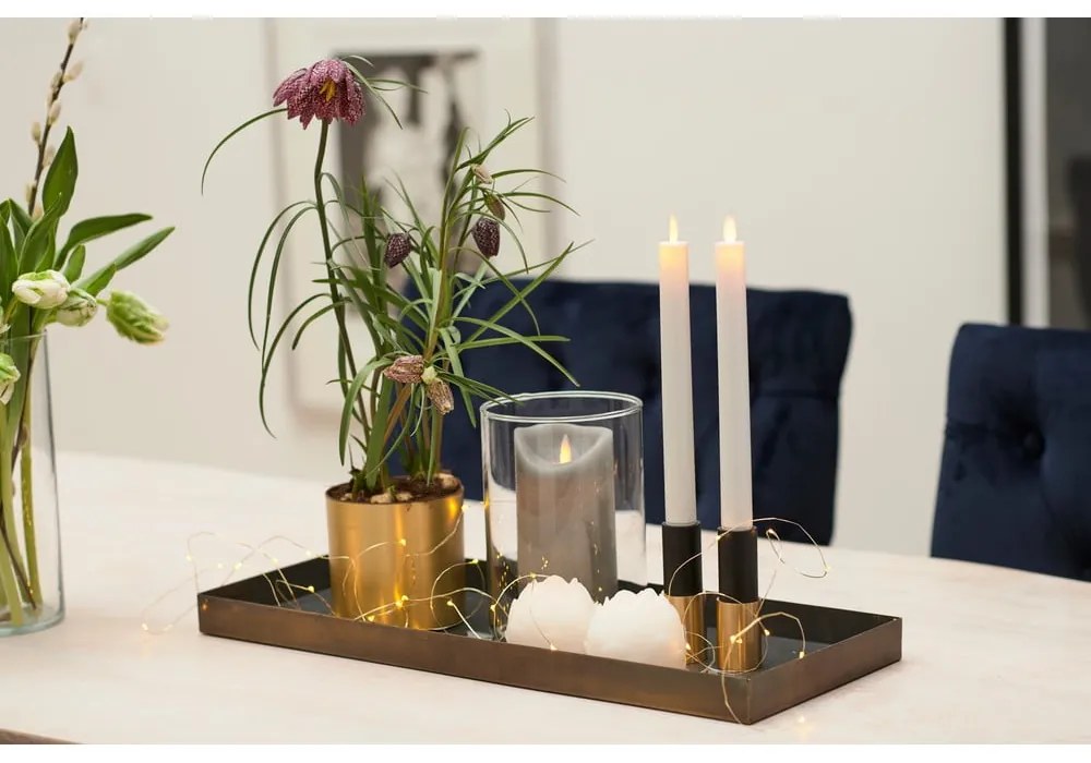 Świeczki LED zestaw 2 szt. na baterie (wysokość 25 cm) Sara Crown – Sirius