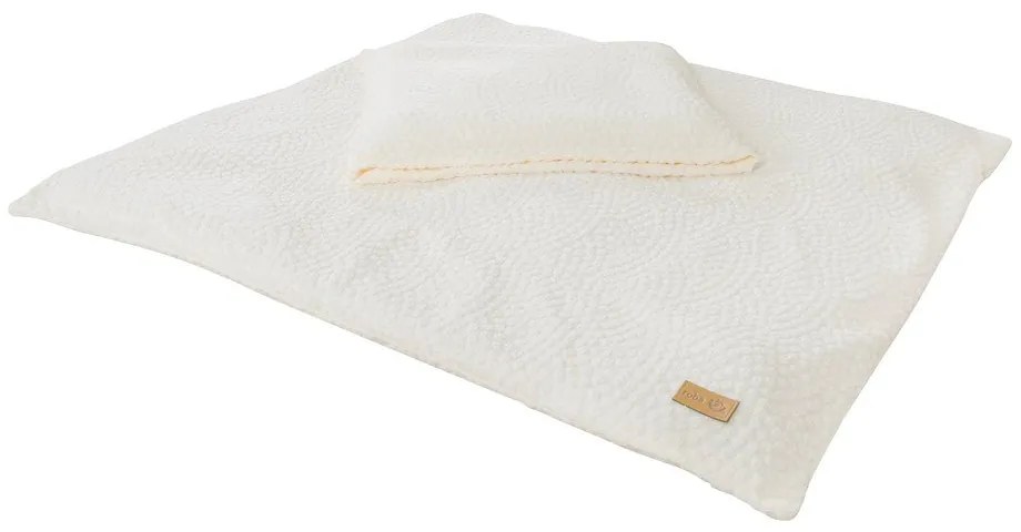 Kremowa pościel dziecięca do łóżeczka 80x80 cm Seashells – Roba