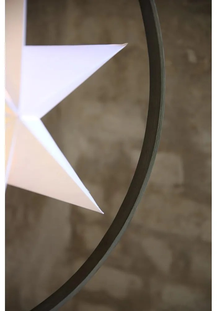 Biało-szara dekoracja świetlna ø 50 cm Speranza – Markslöjd