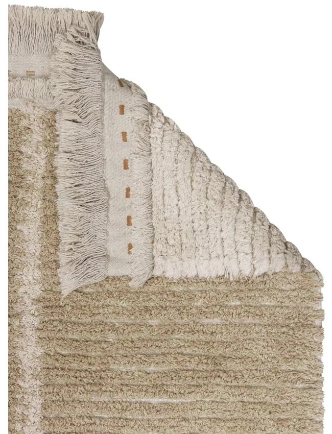 Beżowy bawełniany chodnik 80x230 cm Duetto Sage – Lorena Canals