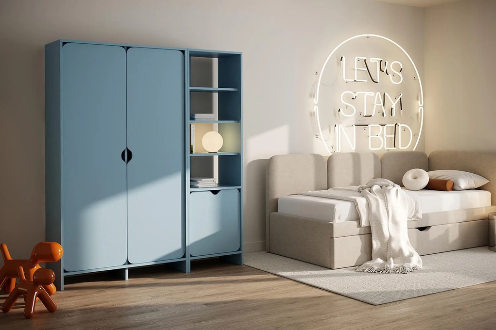 Niko szafa dwudrzwiowa Baby Blue