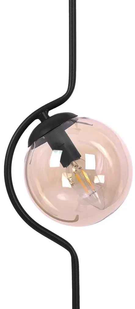 Bursztynowa lampa zwisająca kule - 14X A474 D7-P97