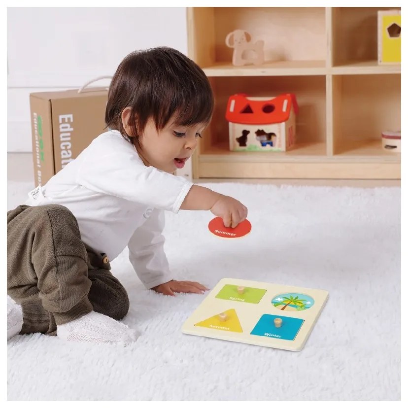 Tooky toy box pudełko xxl montessori edukacyjne 6w1 sensoryczne 13-15 mies