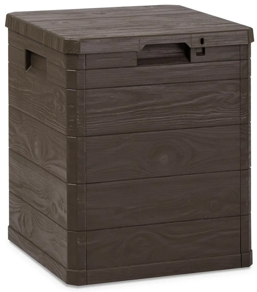 Ciemnobrązowa skrzynia ogrodowa Woodys – Toomax