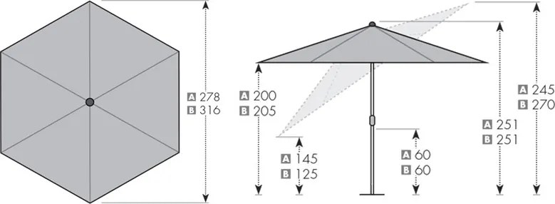 Doppler ACTIVE 280 cm beżowa