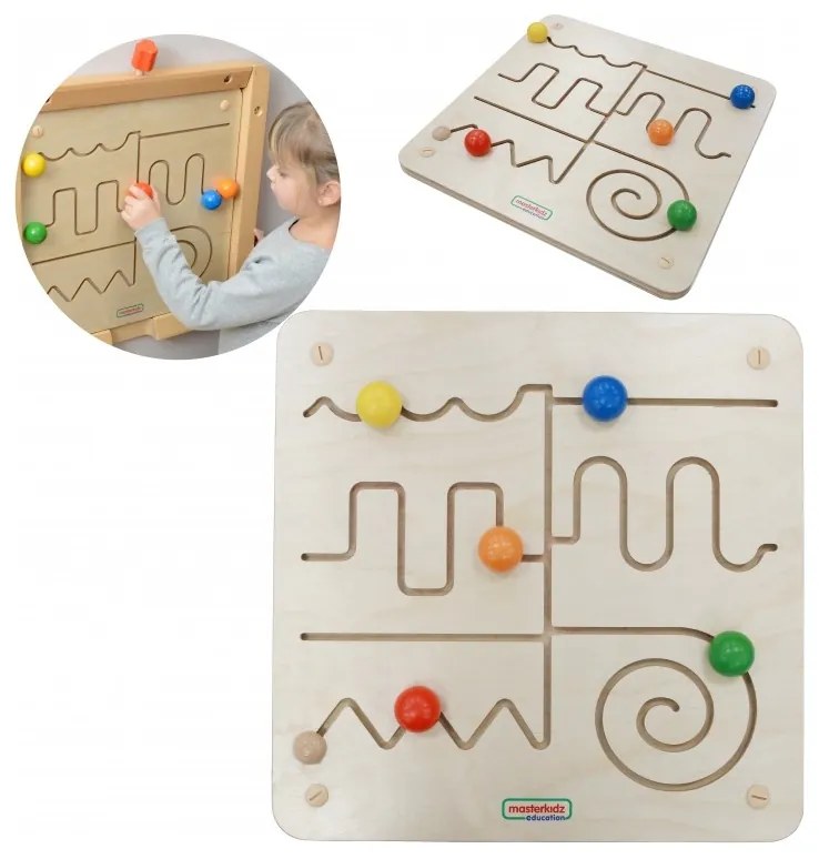 Masterkidz tablica edukacyjna labirynt montessori