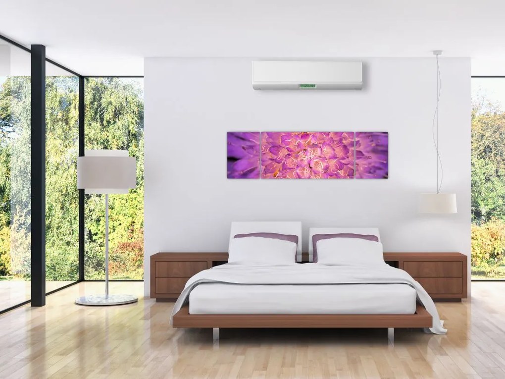 Szczegółowy obraz kwiatu (170x50 cm)