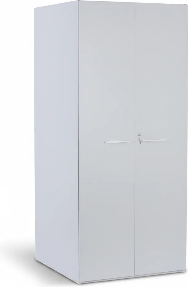 Szafa z obrotowym regałem na segregatory, 5 poziomów, zamykana na klucz, szary