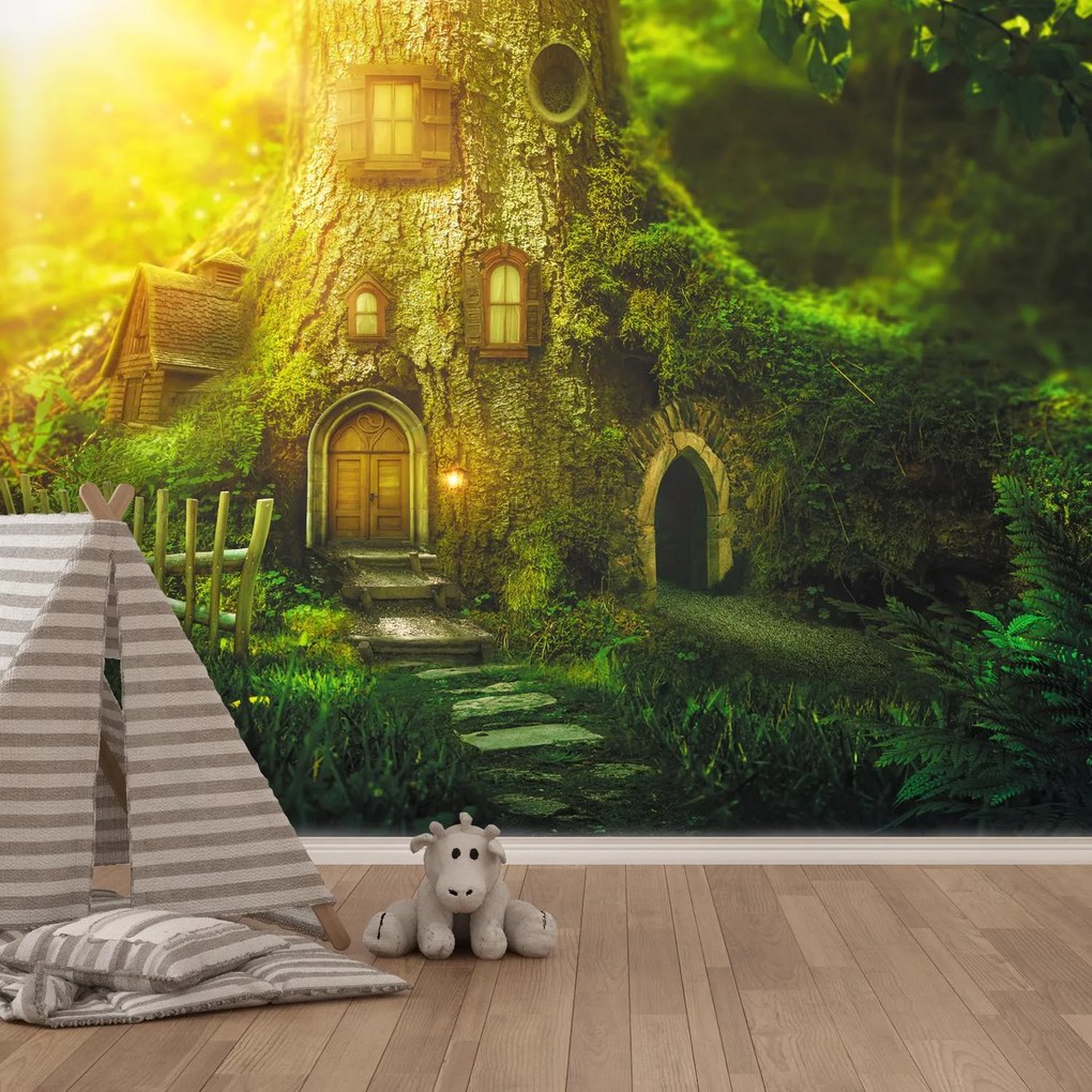 Fototapeta - Bajkowy domek (196x136 cm)