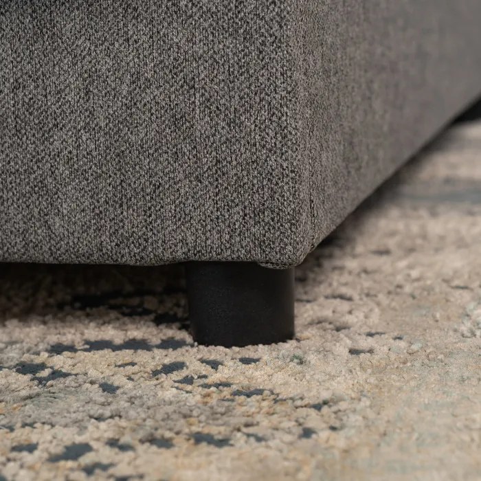 Sofa z Funkcją Spania ARUBA Wersalka Rozkładana Dwuosobowa Szara Nowoczesna do Salonu