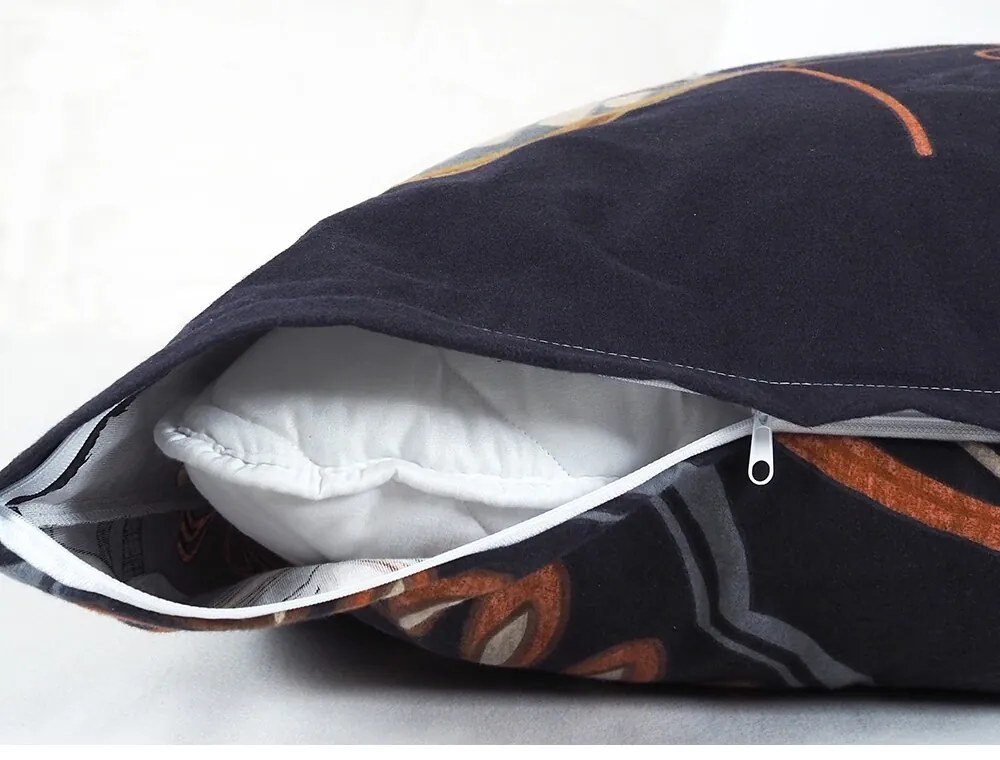 B.E.S. Petrovice Flanelowa pościel Noční listí,140 x 200 cm, 70 x 90 cm