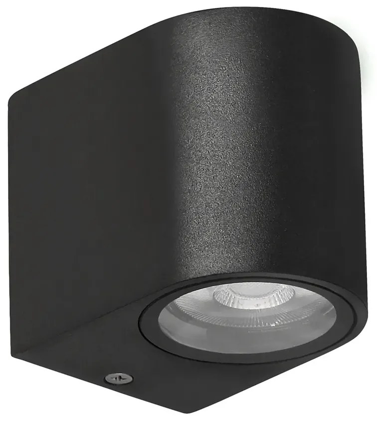 Czarny loftowy kinkiet zewnętrzy - D170 P7-Z34