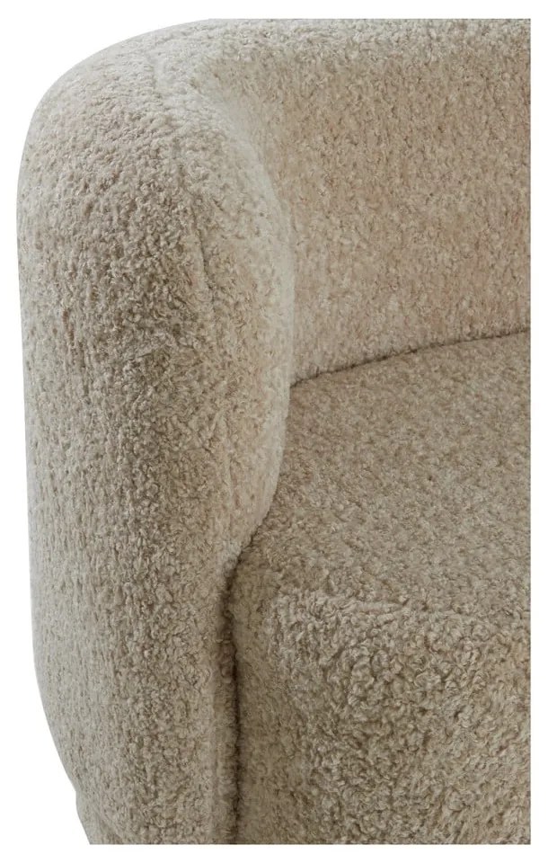 Beżowa sofa z materiału bouclé 175 cm Amelie – Light &amp; Living