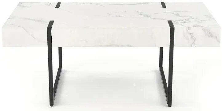 Biała ława marmurowa do salonu S9-H06