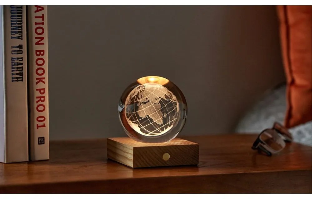 Ciemnobrązowa dekoracja świetlna na USB Amber – Gingko