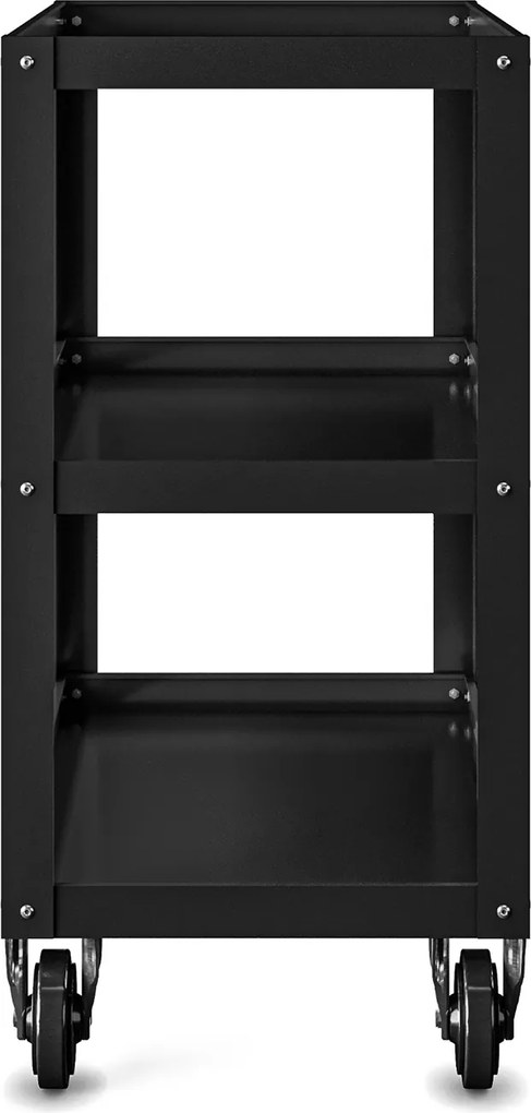 Metalowy wózek narzędziowy Hugo All Black 70x40x81,6 cm czarny