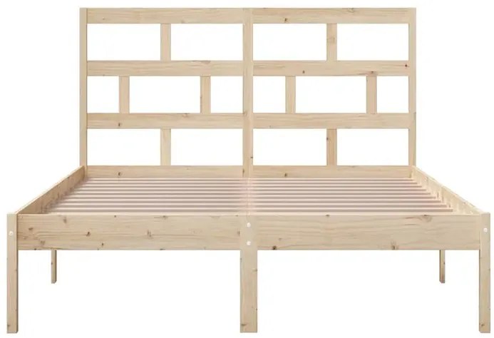 Podwójne łóżko z naturalnej sosny 140x200 - Adia 5X