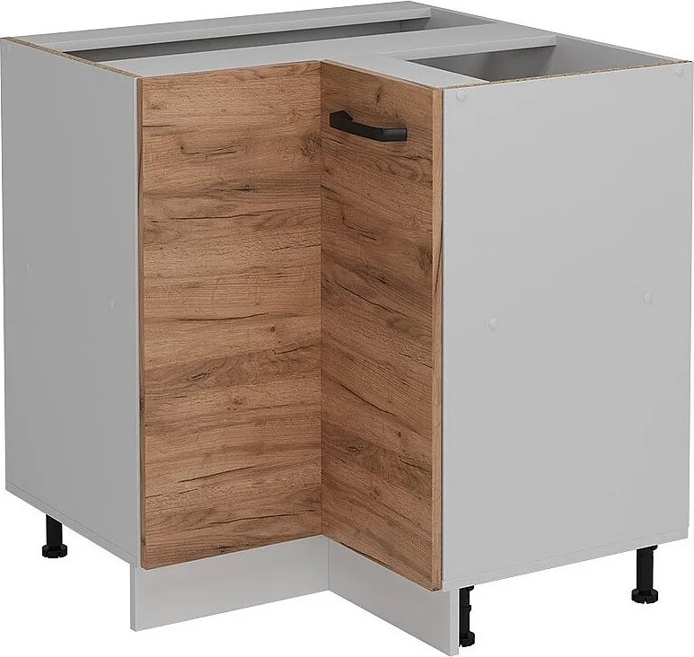 Szafka narożna złoty dąb energetyczny 75.6x46x81.6 r-line