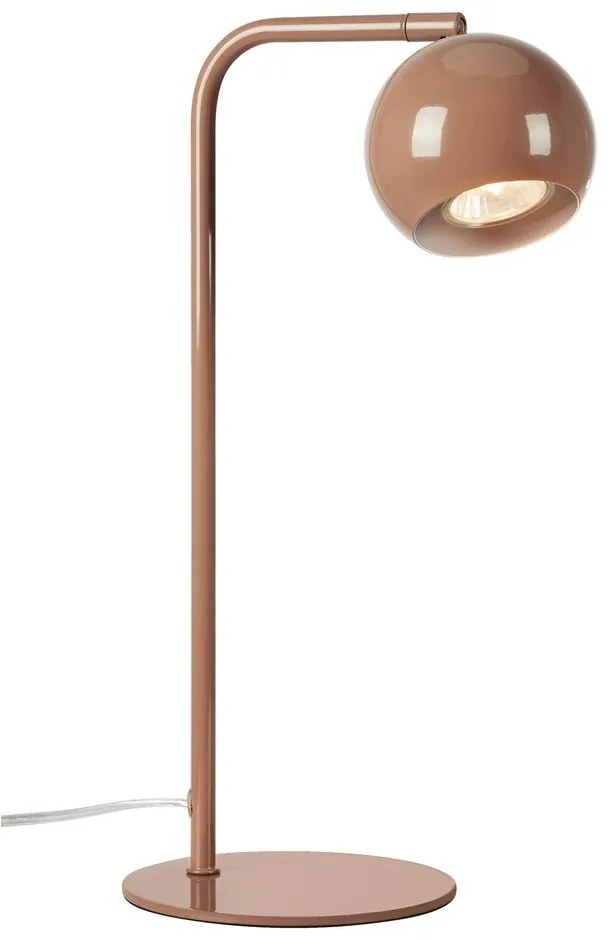 Brązowa lampa stołowa z metalowym kloszem (wysokość 39,5 cm) Pop – Markslöjd