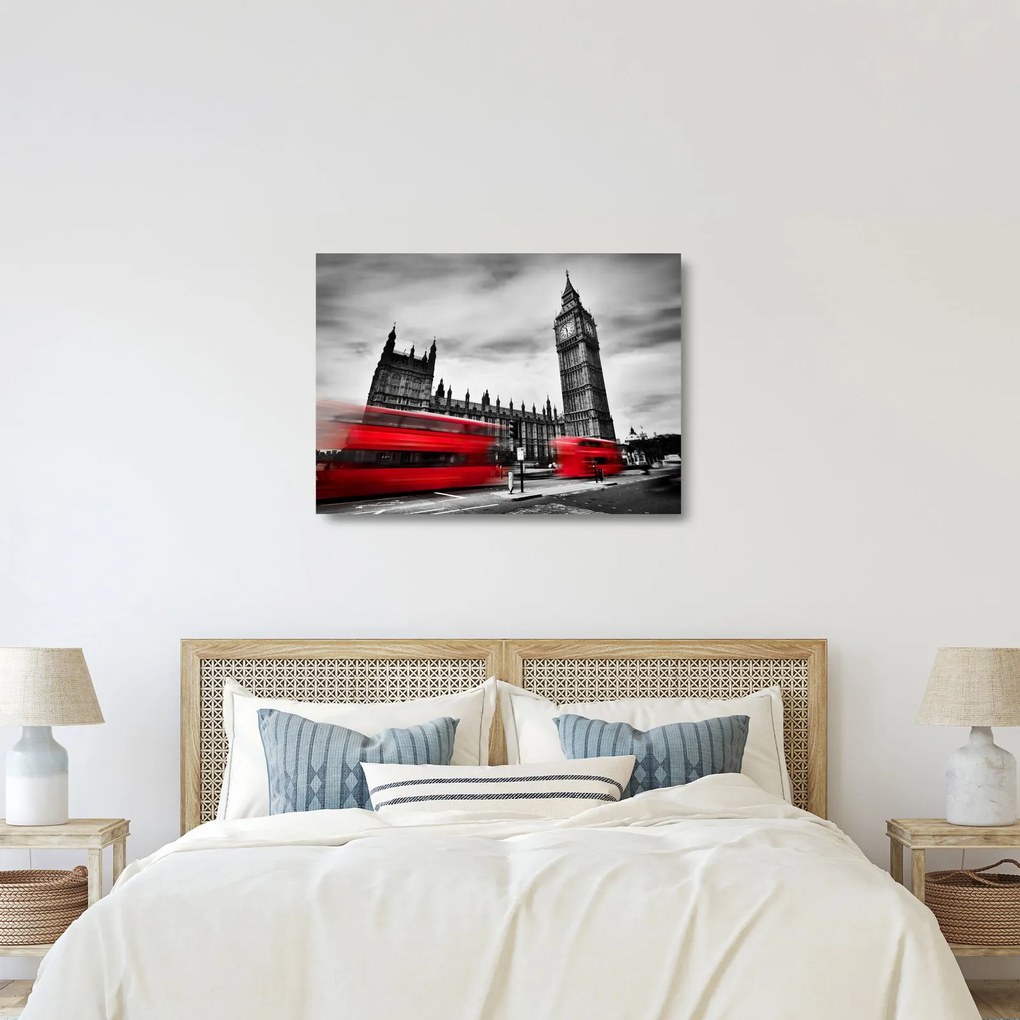 Obraz na szkle - Houses of Parliament w Londynie (70x50 cm)