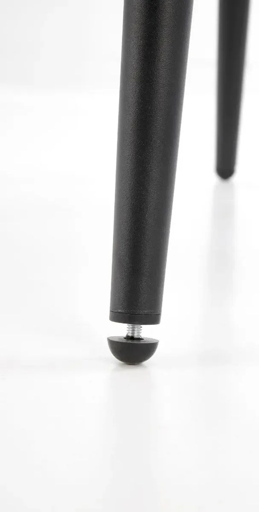 Krzesło tapicerowane K580 VELVET czarne HALMAR