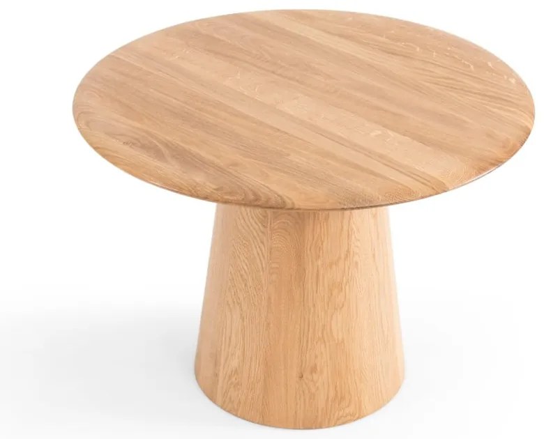 Okrągły stolik z litego drewna dębowego ø 55 cm Mushroom – Gazzda