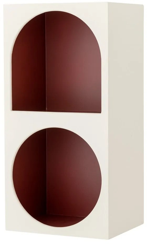 Czerwono-biały regał ścienny 30x60 cm Graphia – Bloomingville