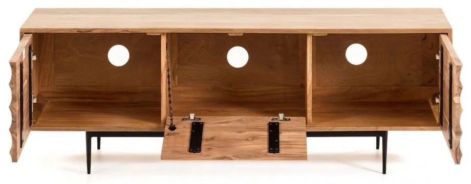 Szafka pod TV Kave Home Delsie, 147x50 cm