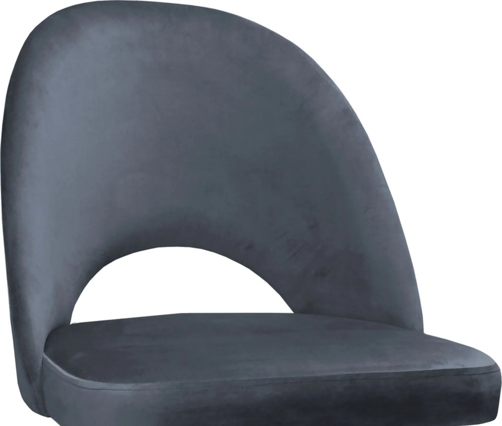 Fotel obrotowy POLO tkanina Welur krzesło biurowe ergonomiczne do biurka : Kolor Stelaża - Chrom, Kolor tkaniny - VELVET - BL14, Typ siedziska - Siedzisko obrotowe 360°, Typ tkaniny - Velvet