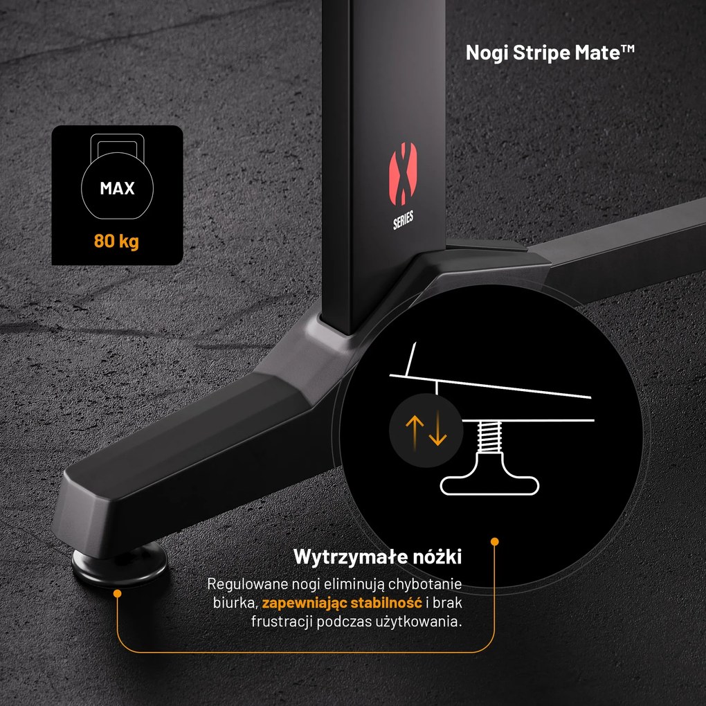Biurko gamingowe 140 cm Diablo X-Mate 1400