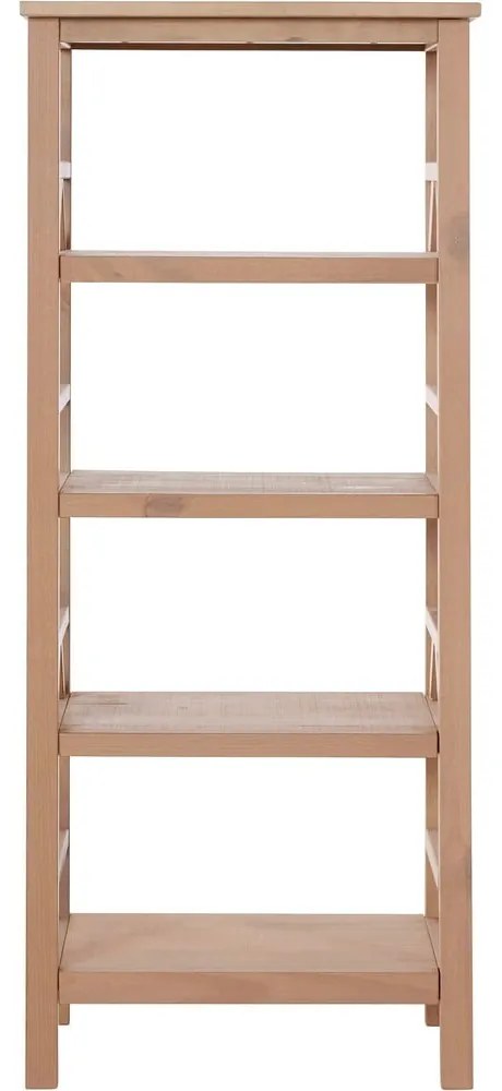 Regał z litego drewna sosnowego w naturalnym kolorze 62x138 cm Titian – Støraa