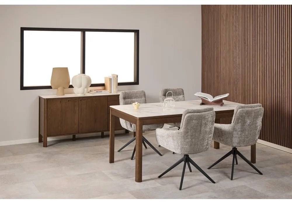 Brązowa komoda w dekorze dębu 160x75x40 cm Southampton – Actona