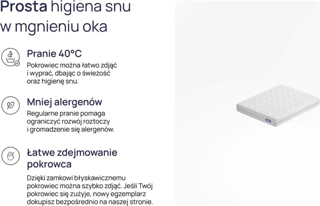 Pokrowiec na materac (NOMO One, 80x200)