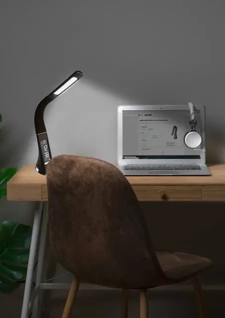 Brązowa lampka na biurko - 3X K321 G5-W35
